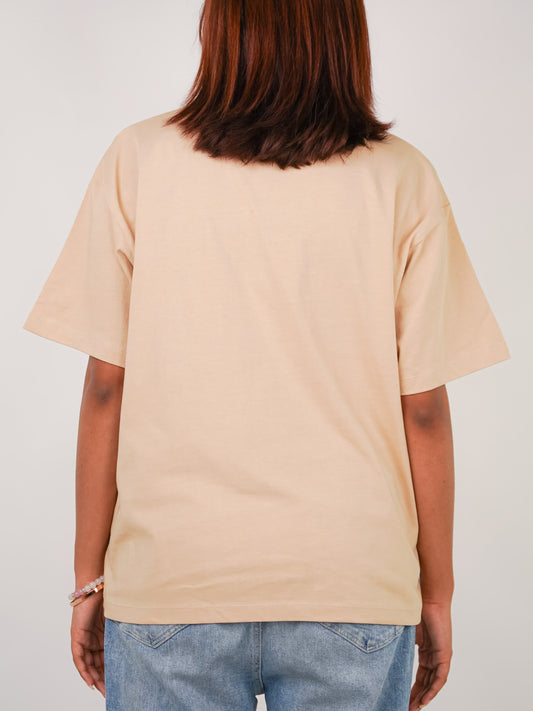 PLAIN | BEIGE TEE