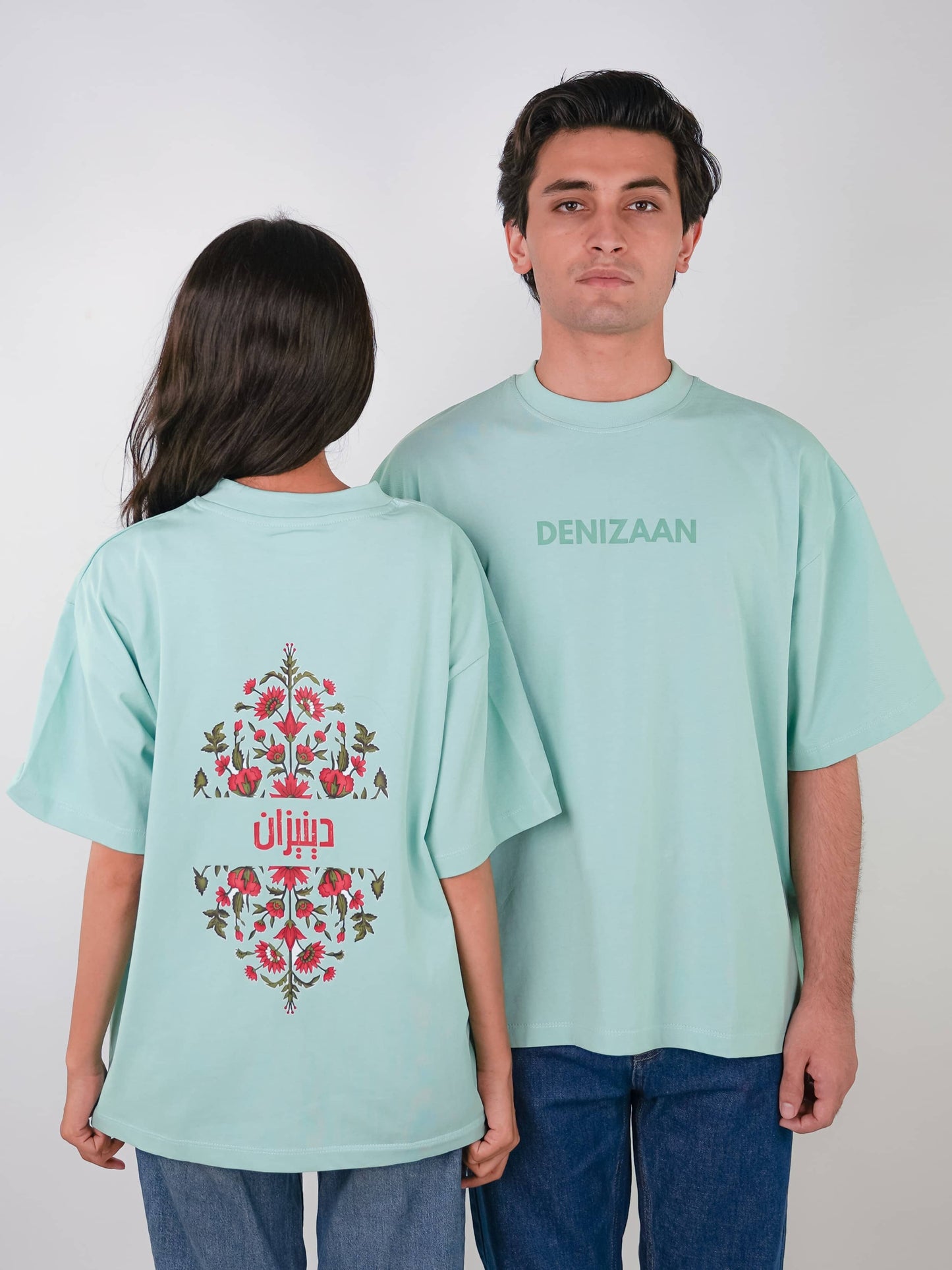 GULBAHAR | MINT GREEN TEE