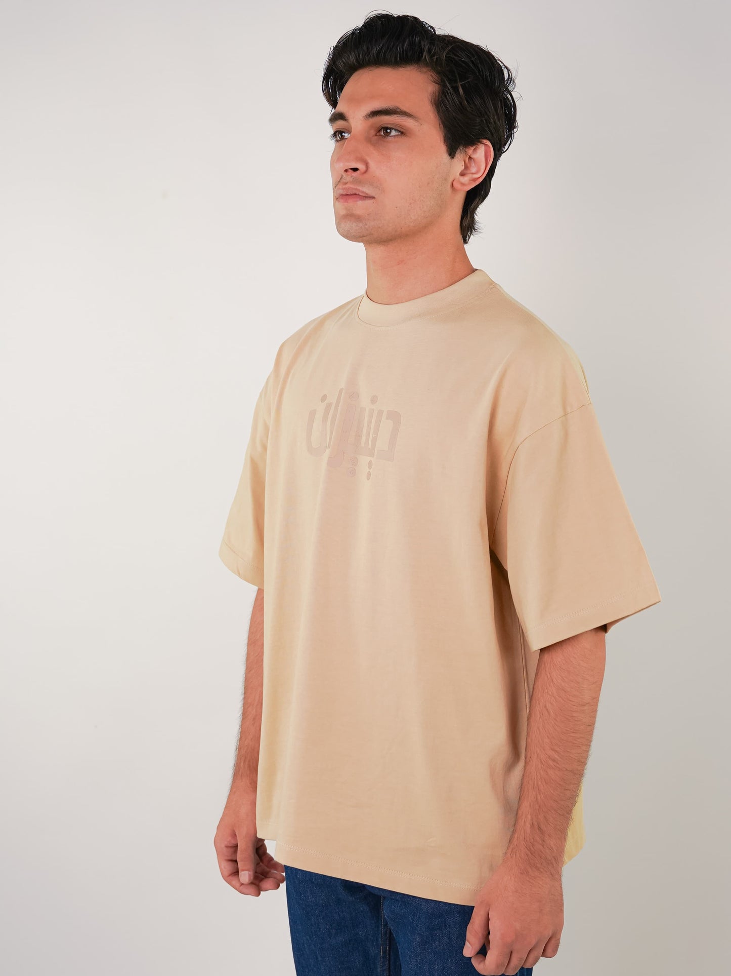 KOH-E-NAKSH | BEIGE TEE