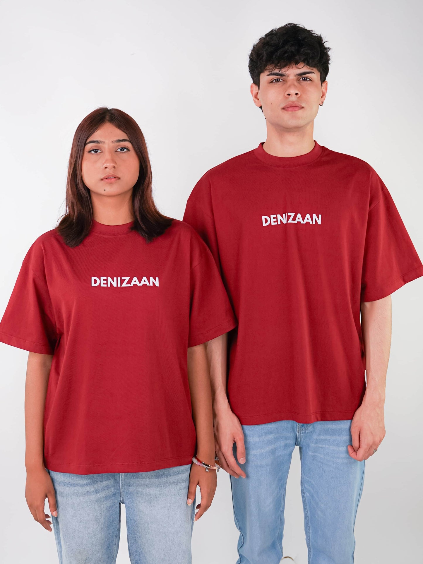 ROOH E HINA | MAROON TEE