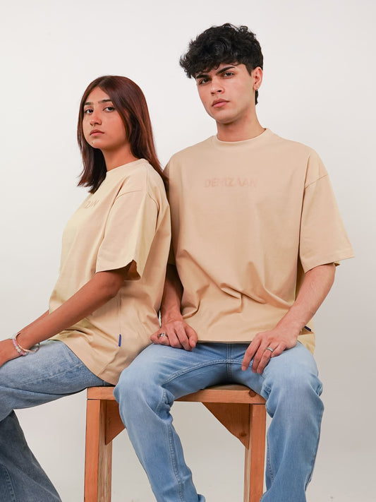 PLAIN | BEIGE TEE