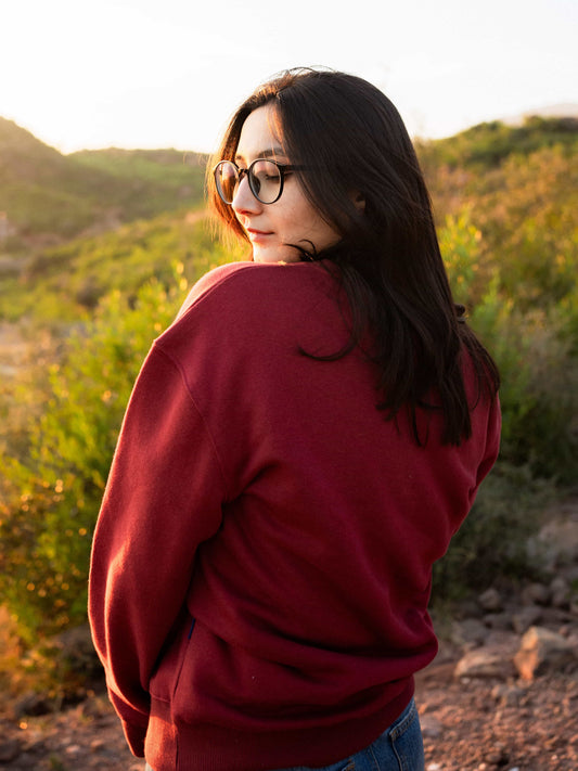 CHERRY RED | SWEATSHIRT