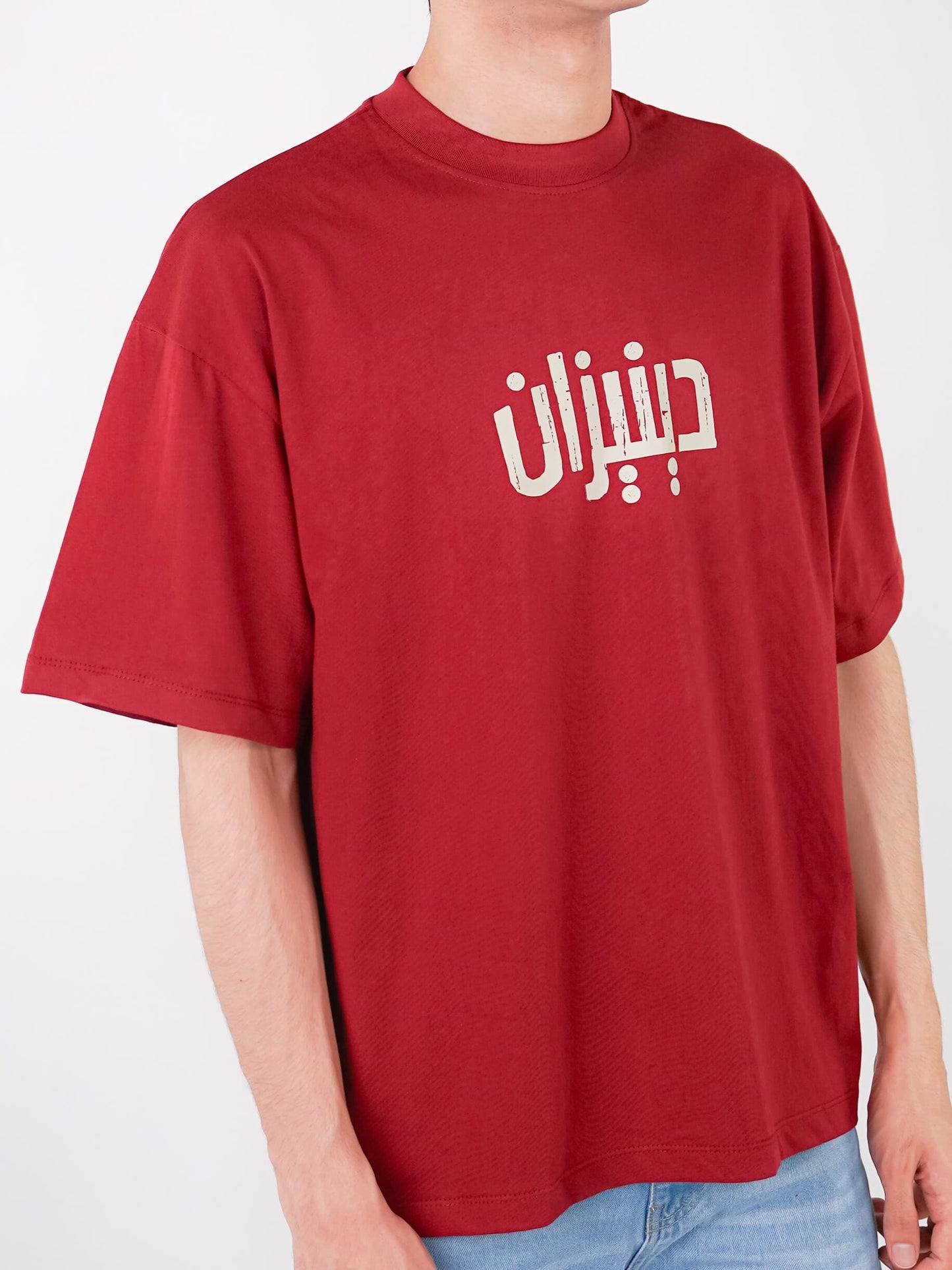 NAQSH-E-SULTAN | MAROON TEE