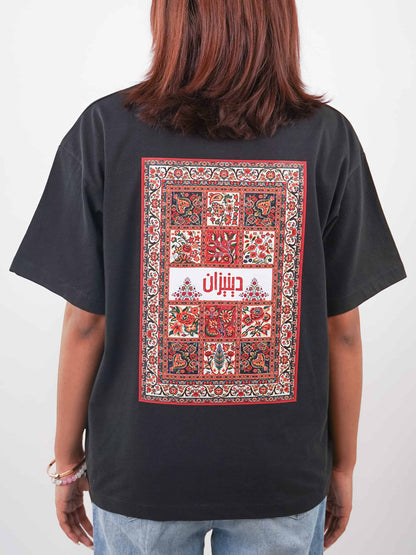 QALEENKAAR | BLACK TEE
